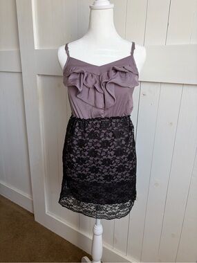 Lace Ruffle Dress